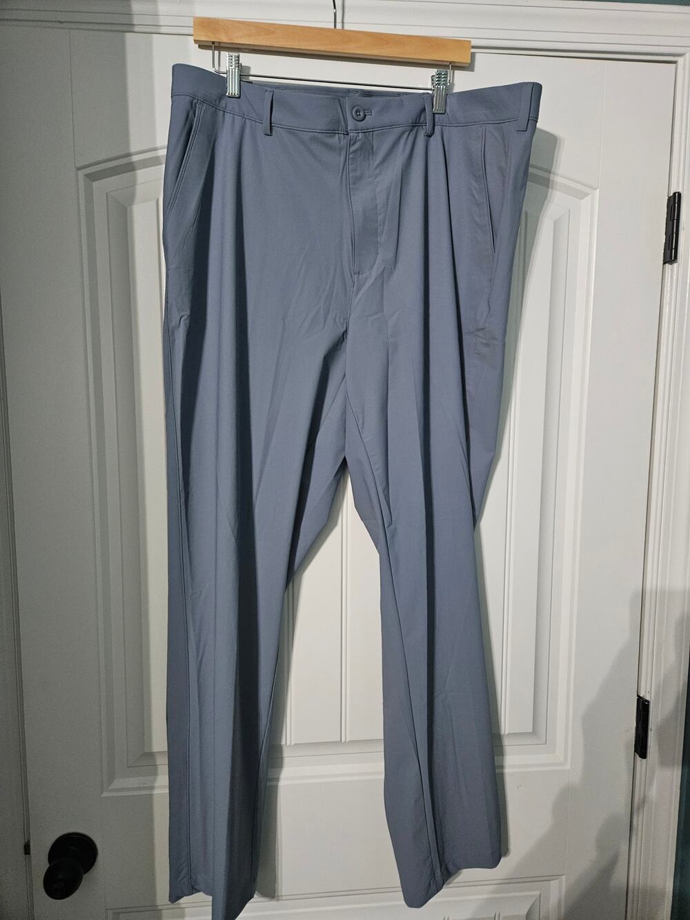 Greg Norman Play Dry Performance Stretch Pants Steel Gray 40x30